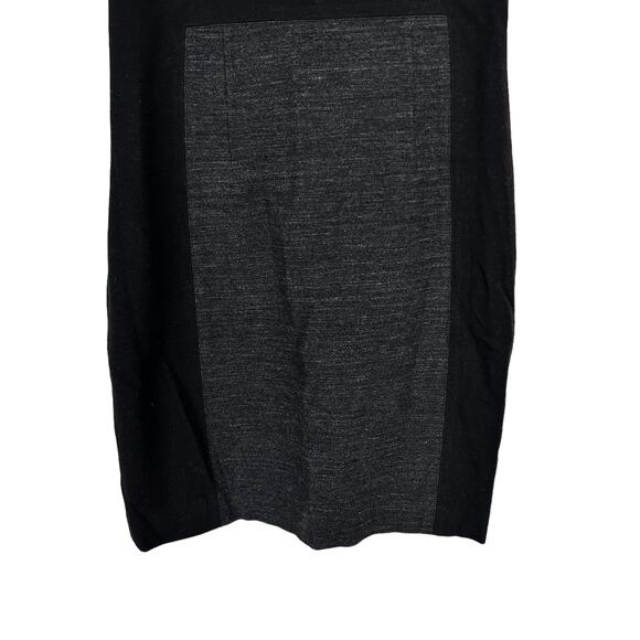 Theory Gray Black Sleeveless Sheath Dress Sz 4 - Picture 3 of 8